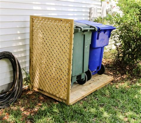 metal trash bin enclosure|trash bin enclosure plans.